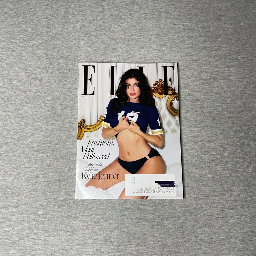Elle Magazine Kylie Jenner - Fashion's Most Followed (November 2024 Issue)